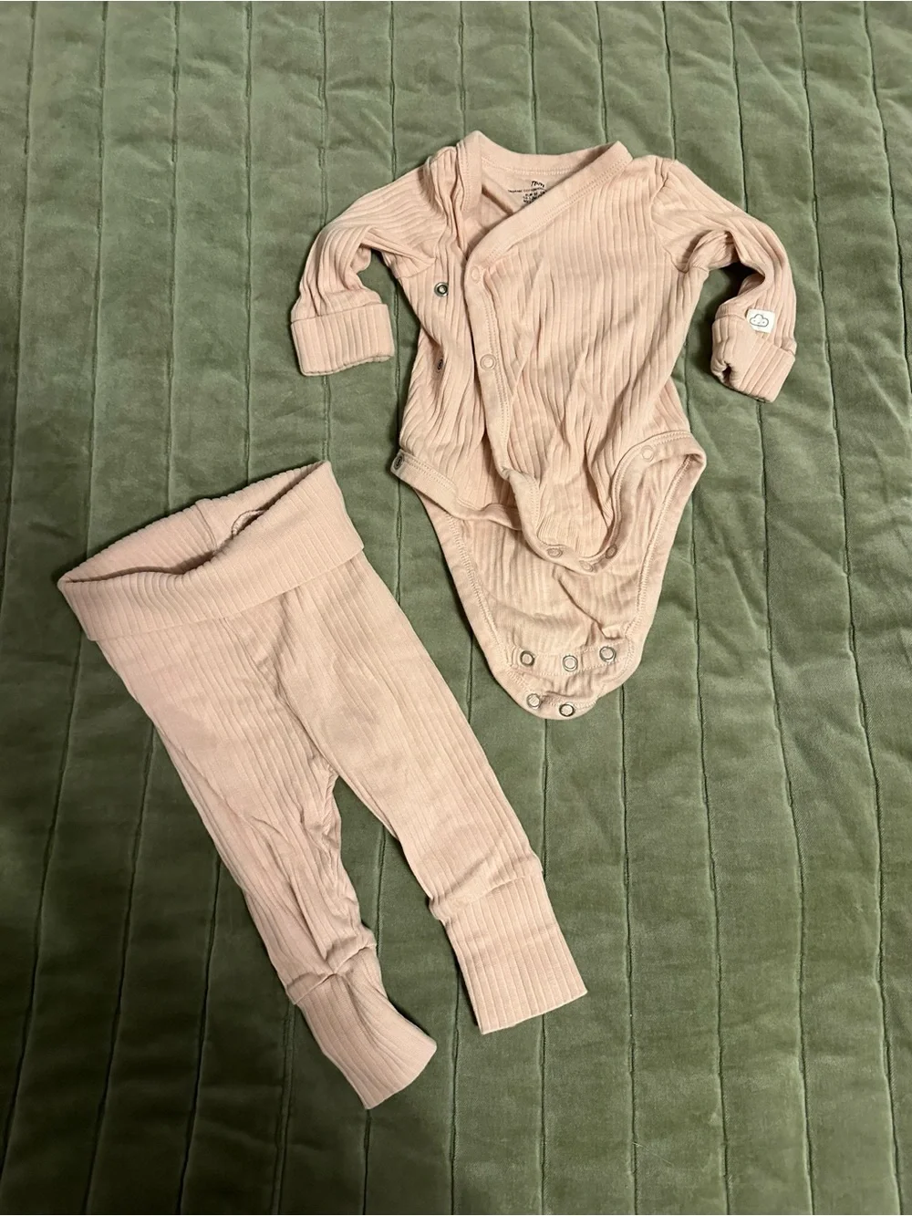 Lot of baby girl clothes, Zara Pink and White Striped Baby Dress, H&M and more.